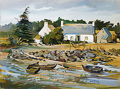 Petite maison au bord de l'eau