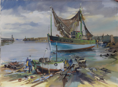 Malamok dans le port de Lesconil